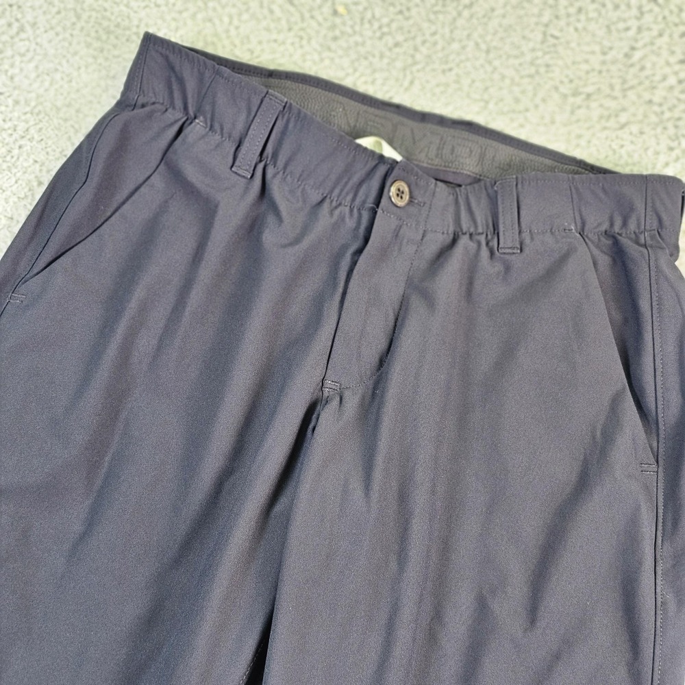 Under Armour Pants Mens 32x32 Black Golf Elastic Waist Performance Khakis